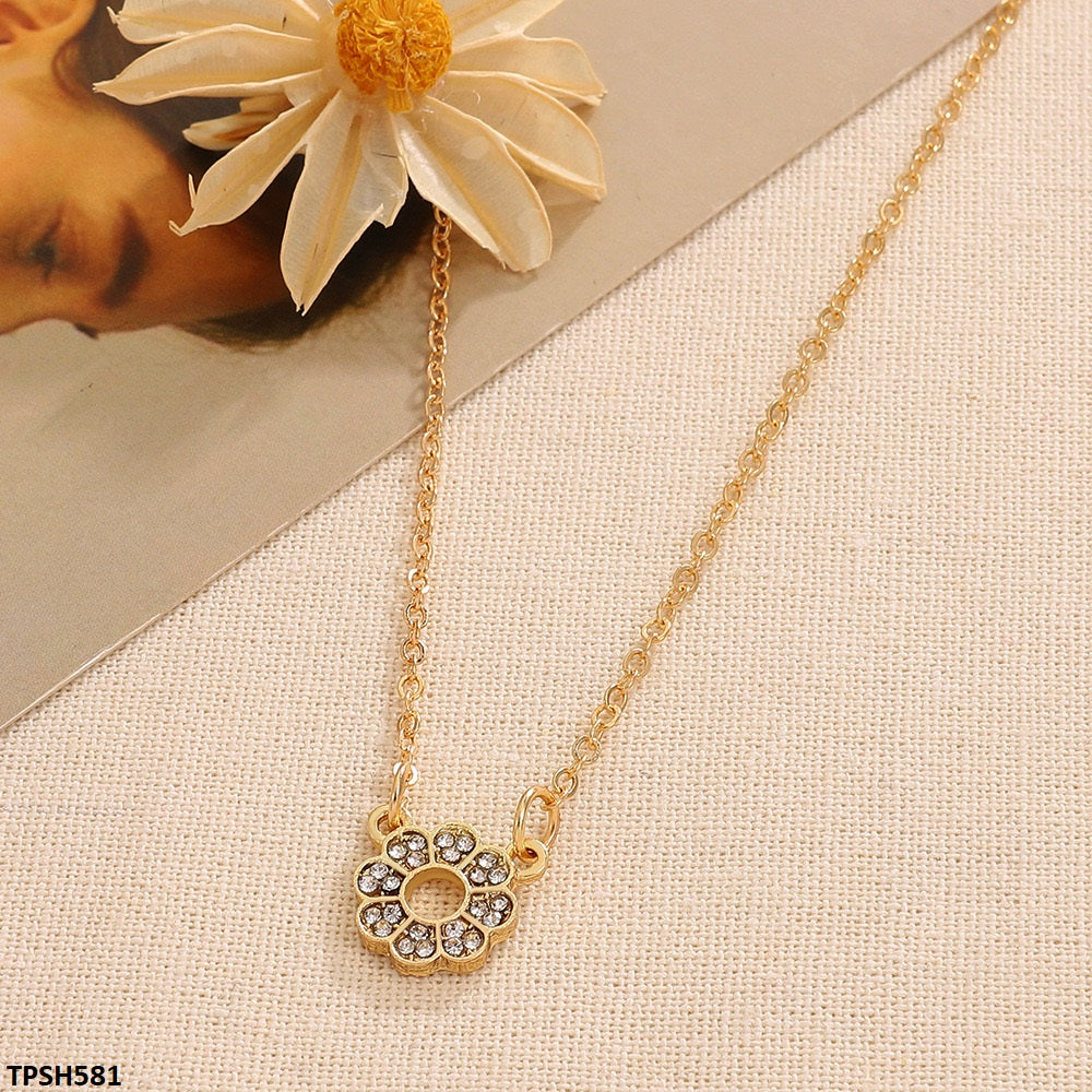 TPSH581 QWN Round Flower Pendent -CPSH