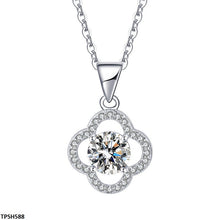 TPSH588 JJF Clover Pendent Set-CPSH