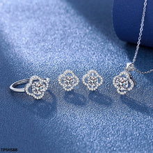 TPSH588 JJF Clover Pendent Set-CPSH