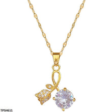 TPSH611 QWN Flower Circle Drop Pendent -CPSH