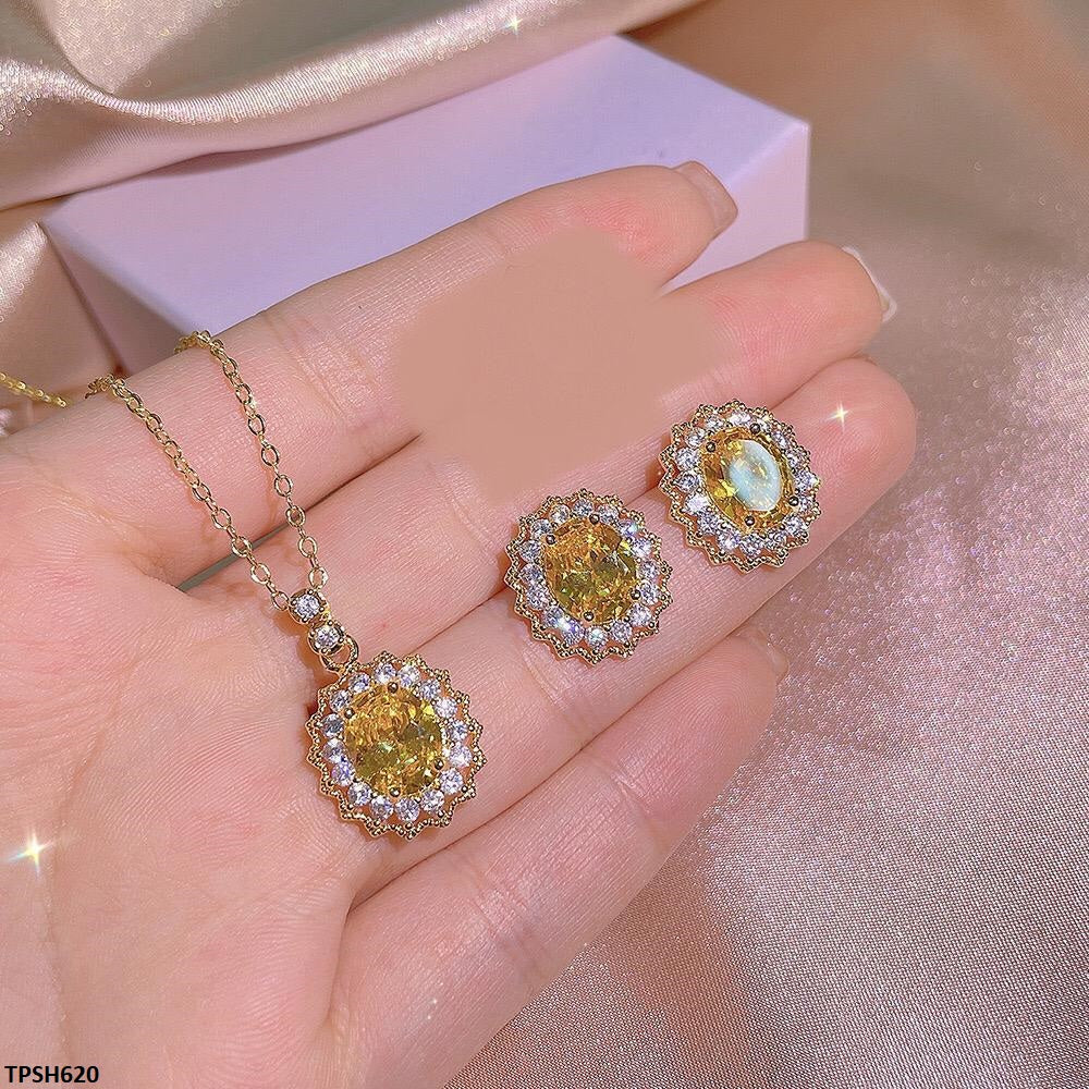 TPSH620 KYC Oval Pendant Set - TPSH