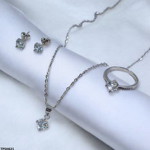 TPSH621 KYC Imp Round Zircon Pendant set - TPSH