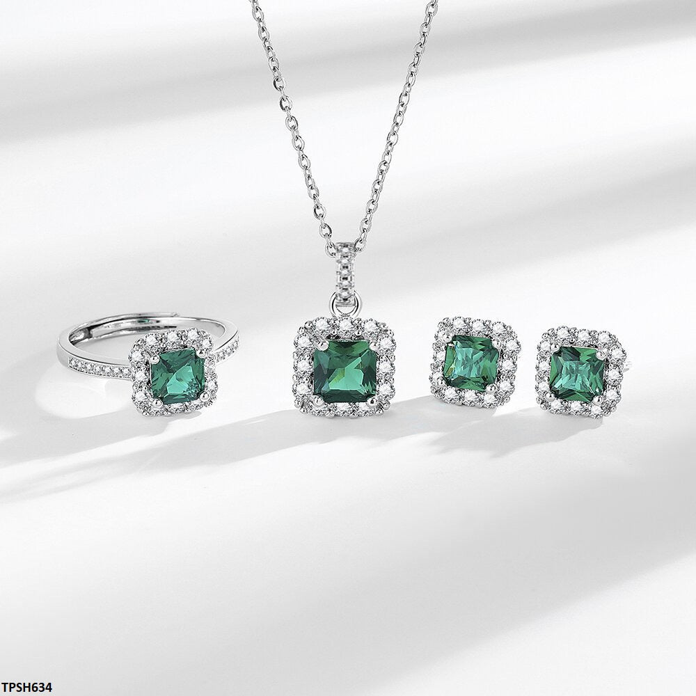 TPSH634 BLX Square Pendent Set - TPSH