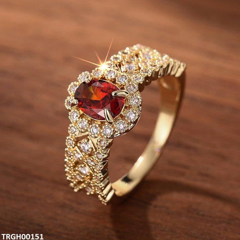TRGH00151 CSH Oval Stone Ring - TRGH
