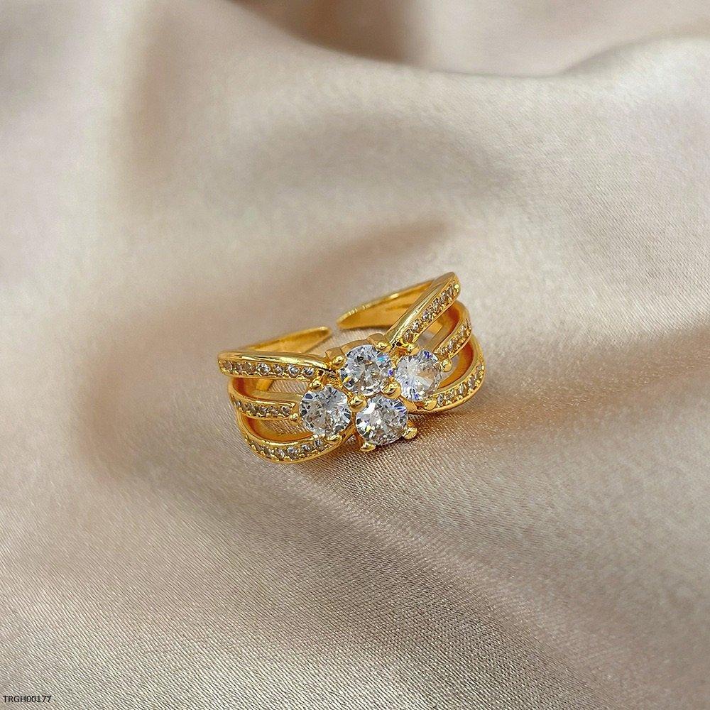 TRGH00177 GWH Triple Sparkle Ring - TRGH
