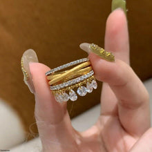 TRGH00183 GWH Tear Drop Adjustable Ring - TRGH
