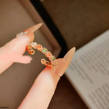 TRGH00211 GWH Round Multi stone ZIRCON Ring Adjustable - TRGH