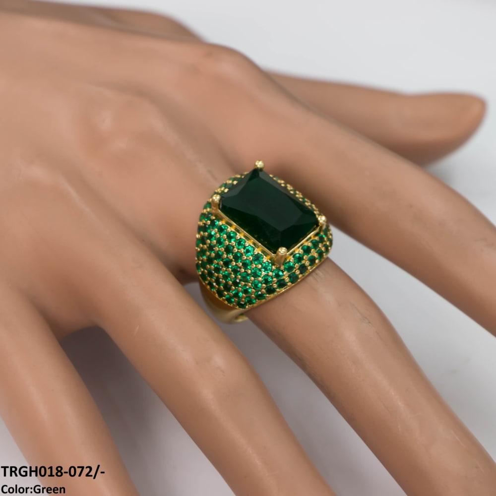 TRGH018 ZHK Zircon Cathedral Ring Adjustable - TRGH