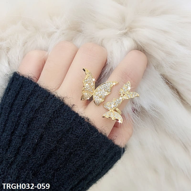 TRGH032 DNG Ring Butterfly Adjustable - TRGH