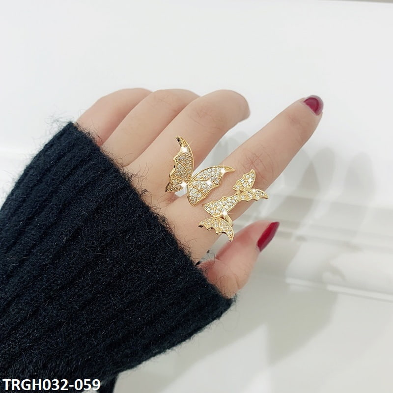 TRGH032 DNG Ring Butterfly Adjustable - TRGH
