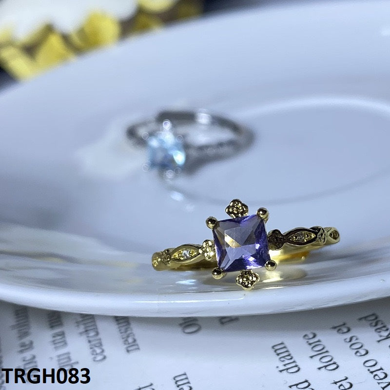 TRGH083 YJF Braid Square Adjustable Ring-TRGH