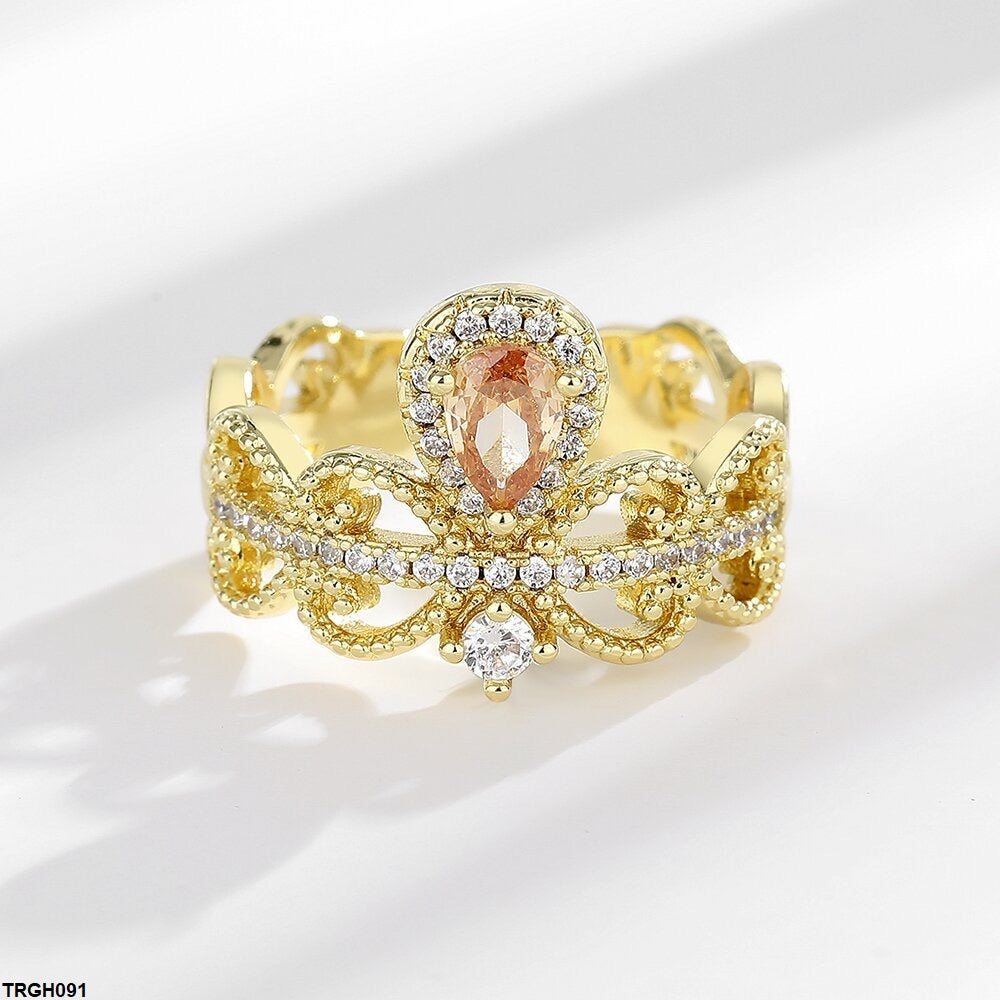 TRGH091 BLX Crown Shape Ring Adjustable - TRGH
