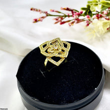 TRGH103 YXG Leaf Flower Ring Adjustable - TRGH