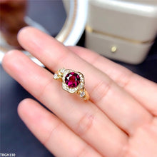 TRGH130 KRL Round Flower Ring Adjustable- TRGH