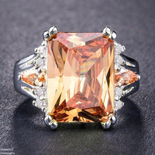 TRSH00771 GWH Square Stone Ring -TRSH