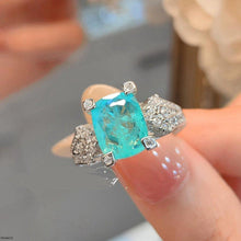 TRSH00772 GWH Azure Square Adjustable Ring -TRSH