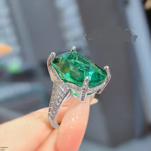 TRSH00777 GWH Imp Zircon Crystal Stone Adjustable Ring - TRSH