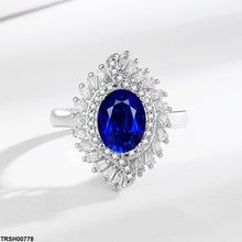 TRSH00778 BLX Oval Baguette Ring Adjustable - TRSH