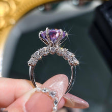 TRSH00805 KRL Cathedral Purple Ring Adjustable - TRSH