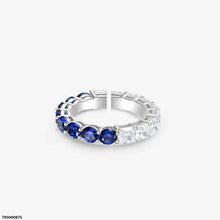 TRSH00875 GWH Round Square Stone ZIRCON Adjustable Ring - TRSH