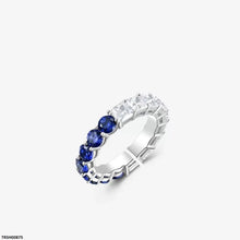 TRSH00875 GWH Round Square Stone ZIRCON Adjustable Ring - TRSH