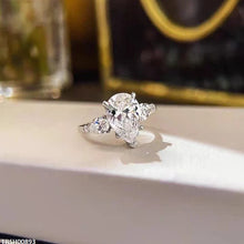 TRSH00893 KRL Tear ZIRCON Stone Ring Adjustable - TRSH