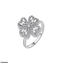 TRSH00908 BYJ Heart Zircon Spiner Ring - TRSH