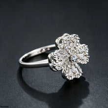 TRSH00908 BYJ Heart Zircon Spiner Ring - TRSH