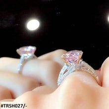 TRSH027 KRL Pink Cocktail Adjustable Ring - TRSH