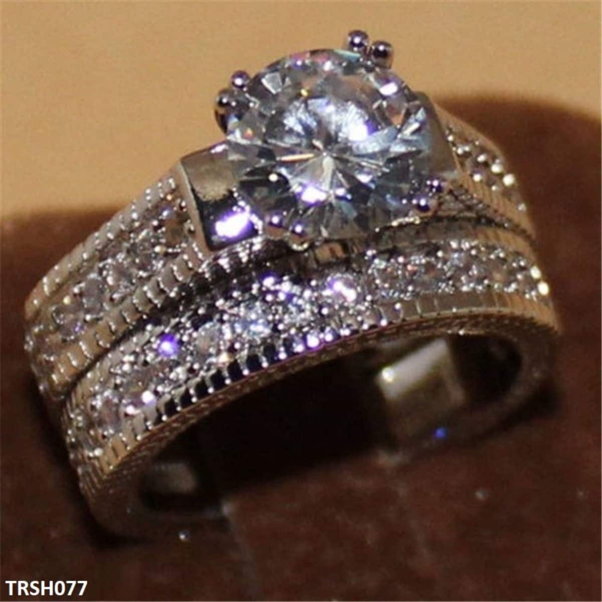 TRSH077 GWH Zircon Couple Ring - TRSH