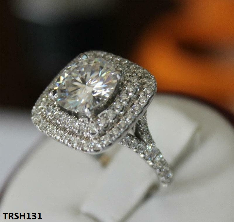 TRSH131 CSH Step Silver Ring - TRSH