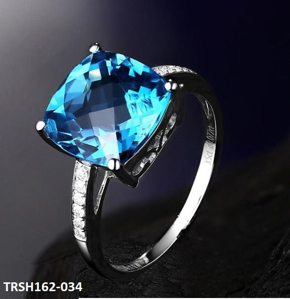 TRSH162 KRL Aqua Cushion Adjustable Ring - TRSH