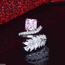 TRSH203 GWH Square Leaf's Adjustable Ring - TRSH