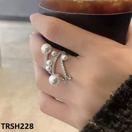 TRSH228 CJD Galaxy Pearl Adjustable Ring - TRSH