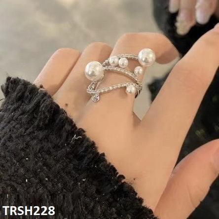 TRSH228 CJD Galaxy Pearl Adjustable Ring - TRSH