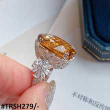 TRSH279 KRL Oval/Flower Adjustable Ring - TRSH