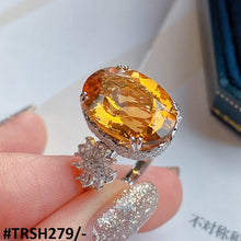 TRSH279 KRL Oval/Flower Adjustable Ring - TRSH