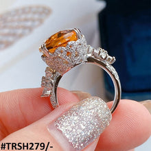 TRSH279 KRL Oval/Flower Adjustable Ring - TRSH