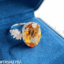 TRSH279 KRL Oval/Flower Adjustable Ring - TRSH
