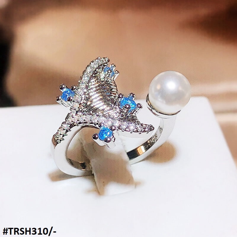 TRSH310 KYC Fish Tail Adjustable Ring - TRSH