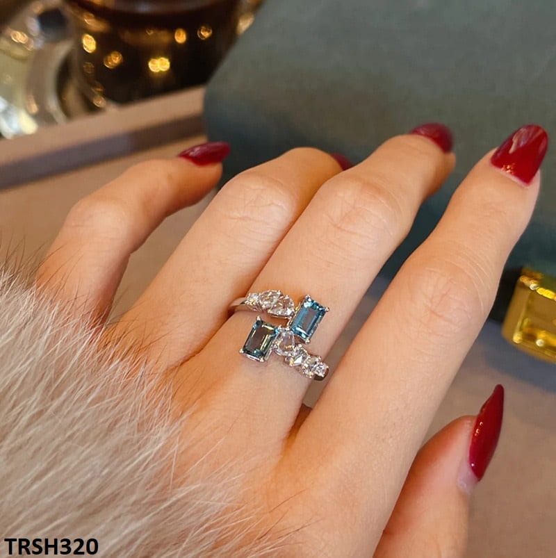 TRSH320 CJD Aqua Square Bracket Adjustable Ring - TRSH