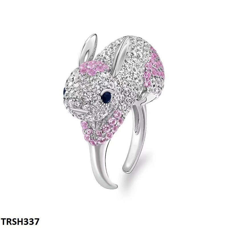 TRSH337 CJD Rabit Adjustable Ring - TRSH