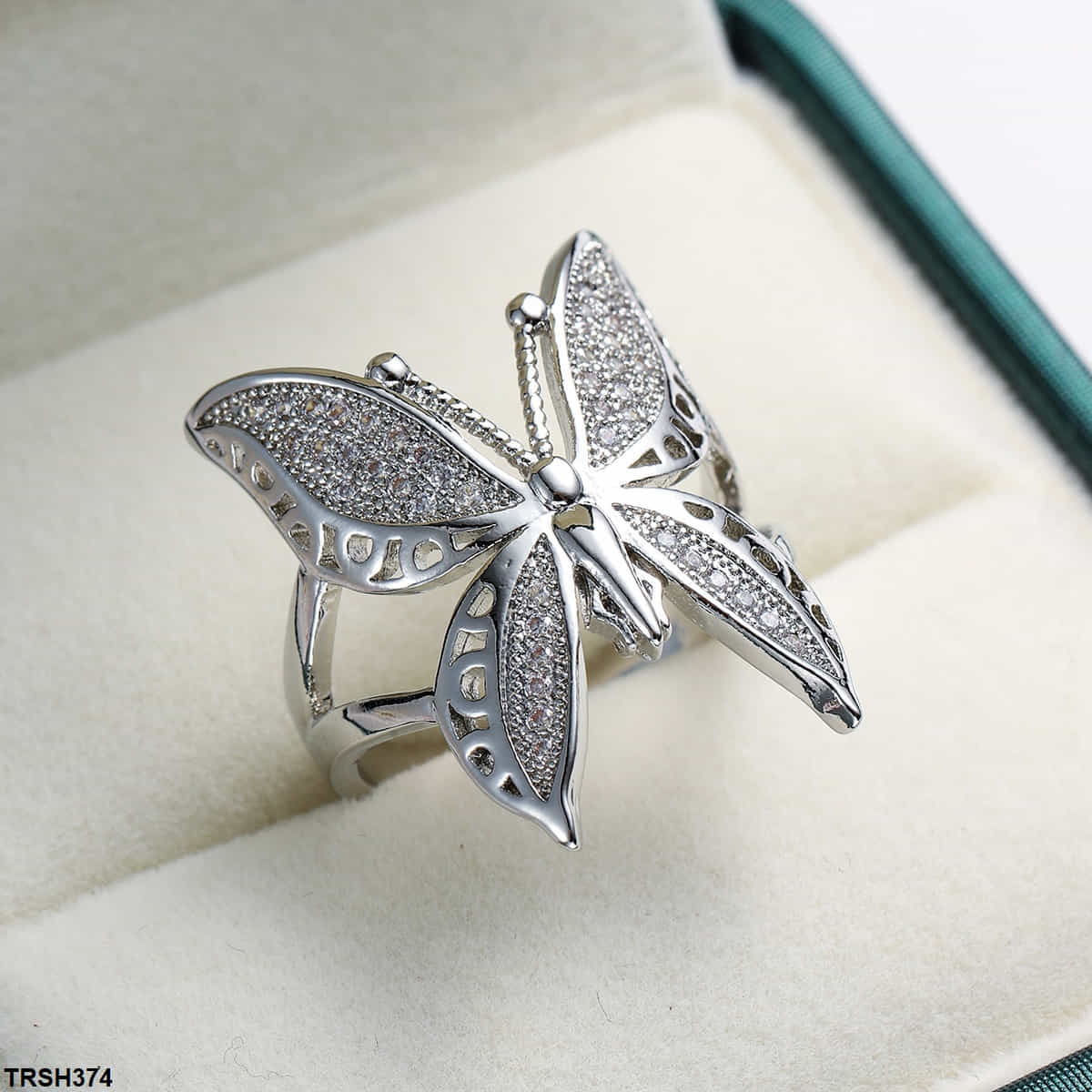TRSH374 YLE Butterfly Ring Adjustable - TRSH