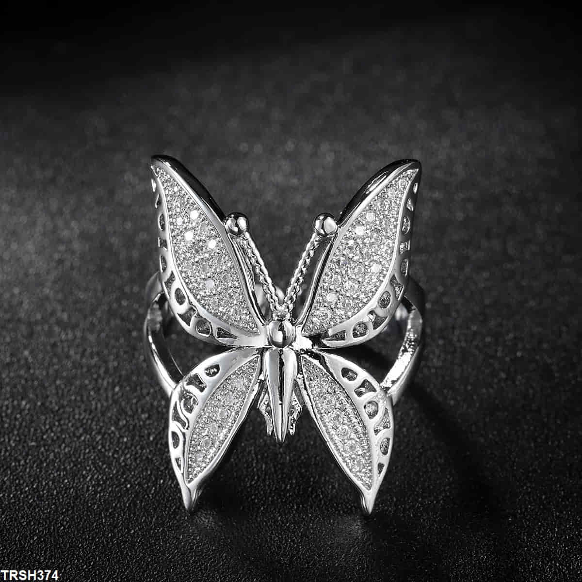 TRSH374 YLE Butterfly Ring Adjustable - TRSH