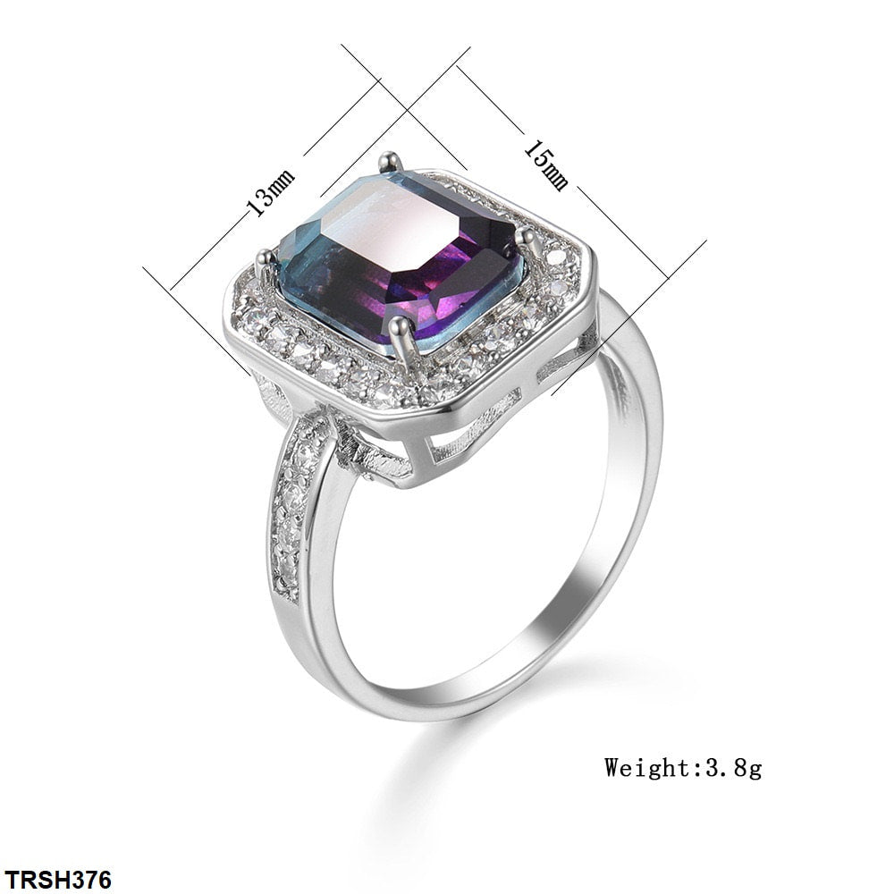 TRSH376 YLE Radiant Step Ring - TRSH