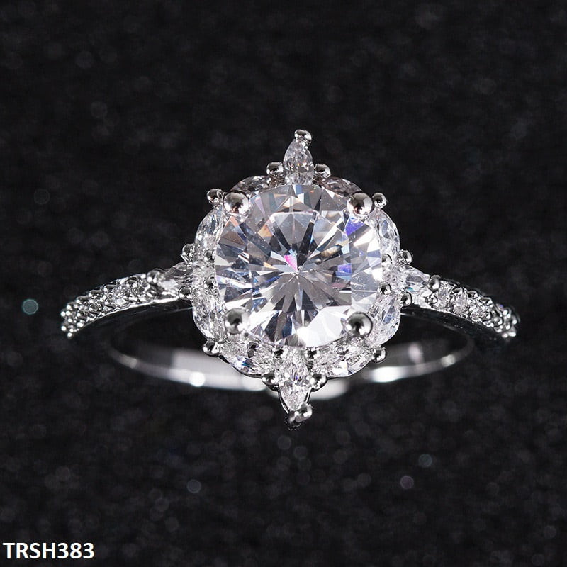 TRSH383 GWH Step Rhombus Ring - TRSH