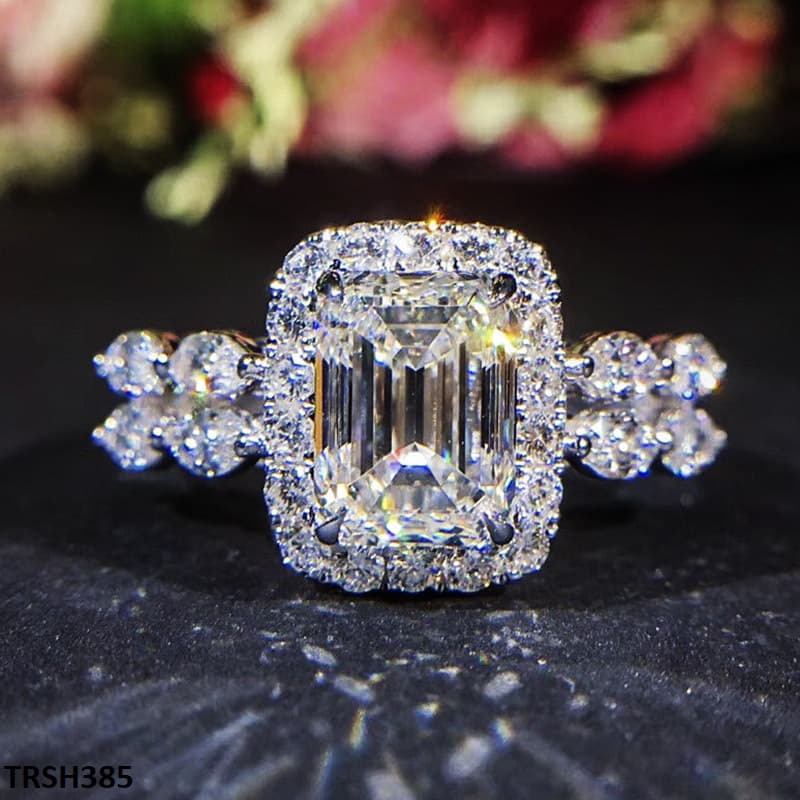 TRSH385 GWH Step Square Ring - TRSH