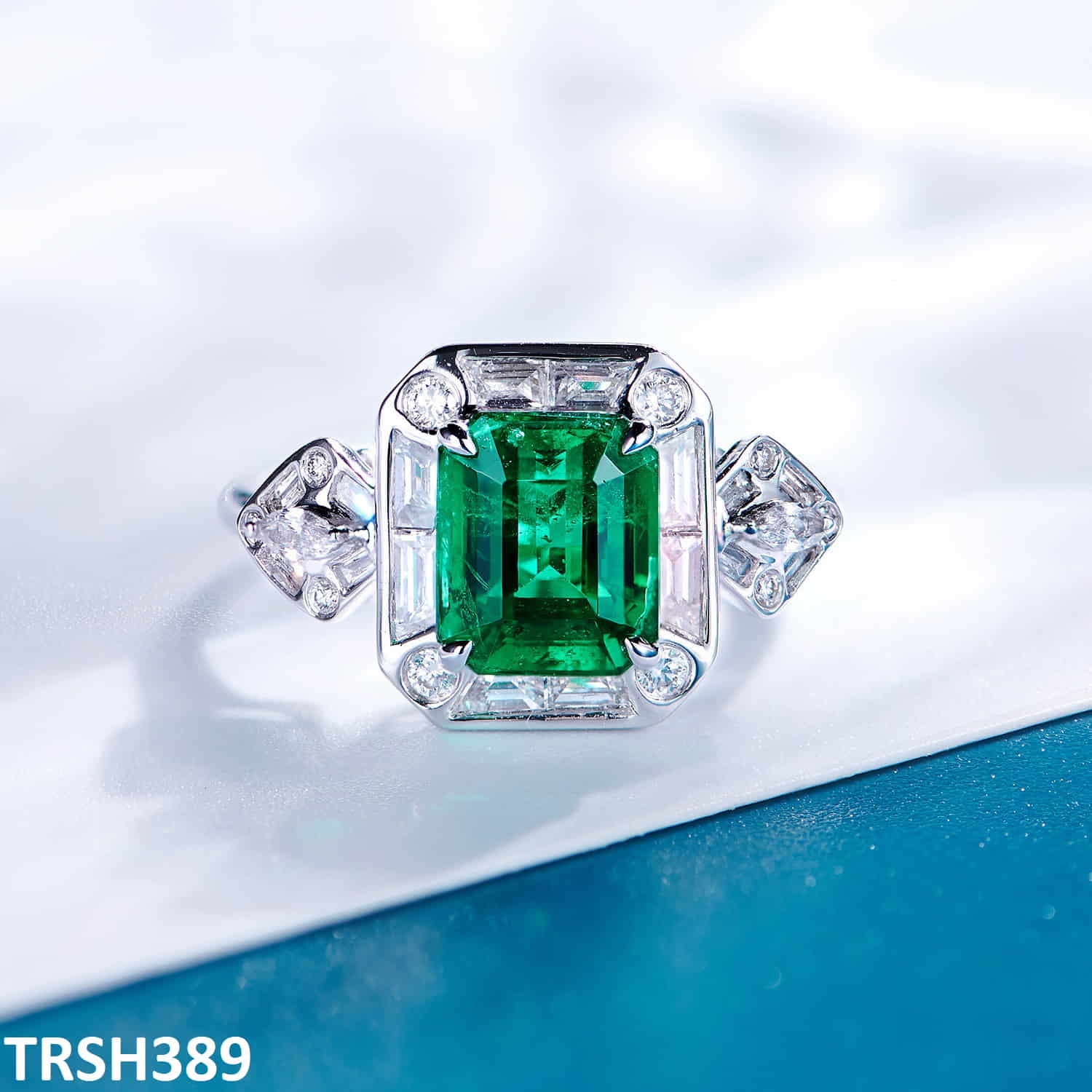 TRSH389 GWH Rectangle Adjustable Ring - TRSH