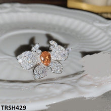 TRSH429 YJF Spider Flower  Adjustable Ring - TRSH