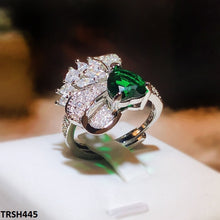 TRSH445 KYC Heart/Bow Adjustable Ring - TRSH